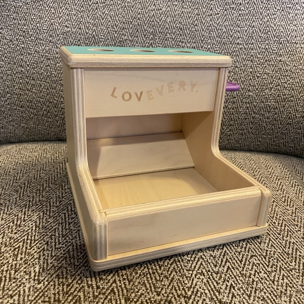 Lovevery Wooden‎ Peg Drop NO PEGS Thinker Play Kit Months 11-12 Baby Montessori